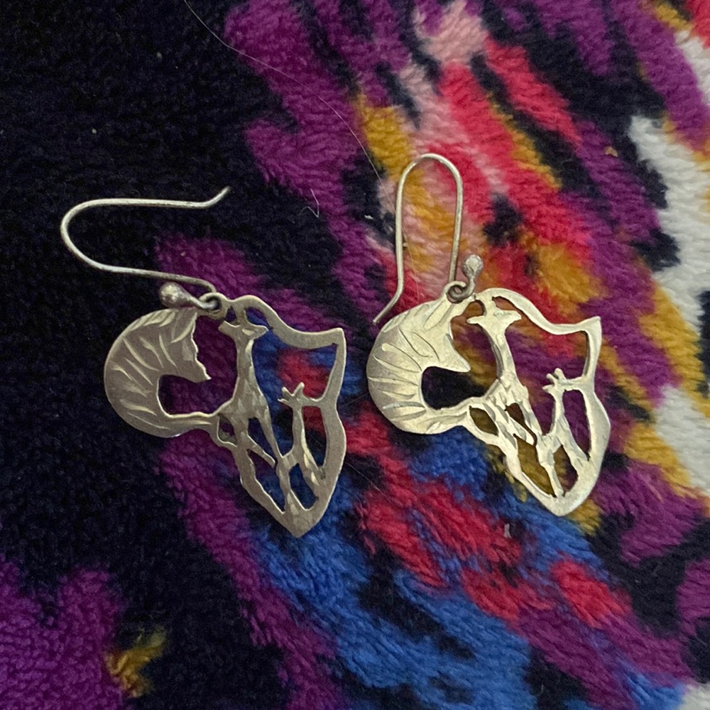 Africa Giraffe Earrings